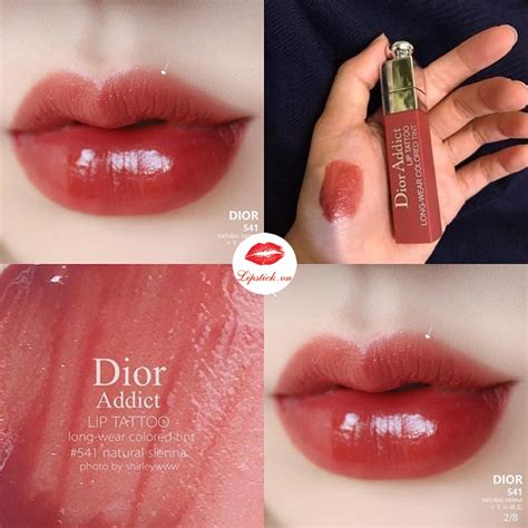 dior tattoo 541 swatch|Tried & Tested: Dior Addict Lip Tattoo Swatches .